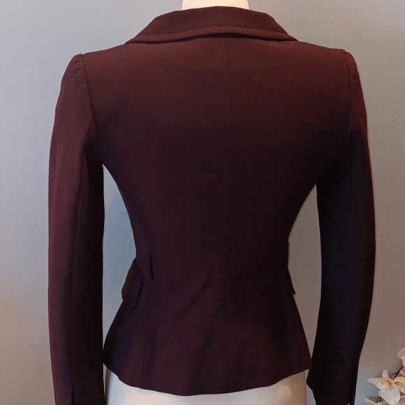 Prada virgin wool eggplant blazer - Picture 4 of 9